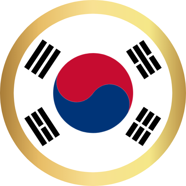 国旗圆韩国国家足球