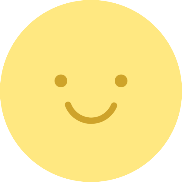表情emoji微笑开心笑脸贴纸素材