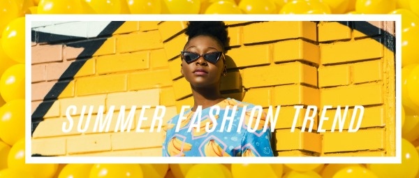 时尚简约夏季女性服饰新品宣传公众号封面设计模板素材
