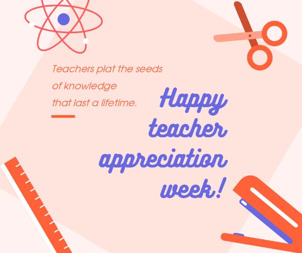 Teacher's Day Appreciation Card