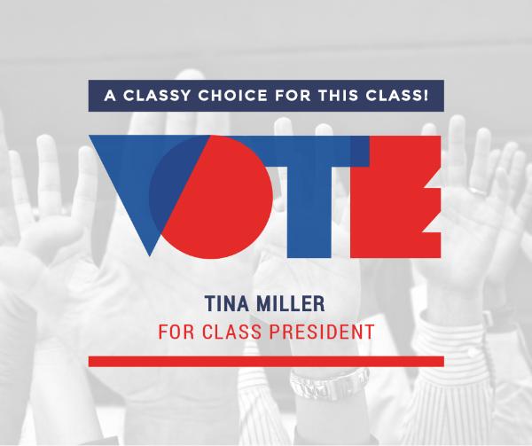 Class President Red Blue Campaign