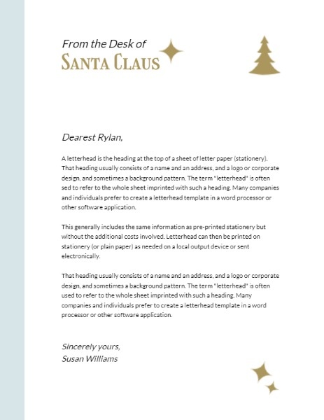 White Christmas Tree Holiday Greeting