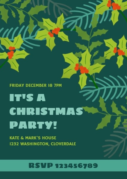 Green Christmas Party