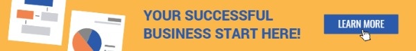 Yellow Business Strategy Banner Ads