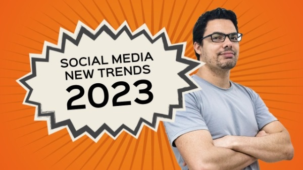 Orange Social Media News Trends