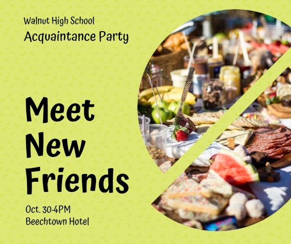 Meet New Friends Acquaintance Party