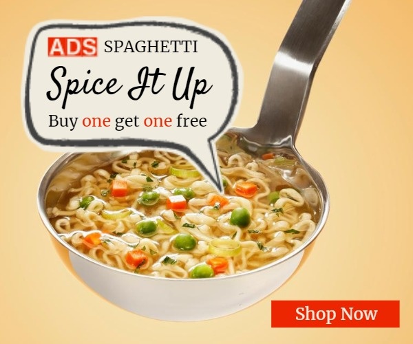 Yellow Noodles Banner Ads