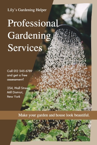 Brown Planting Gardening Service