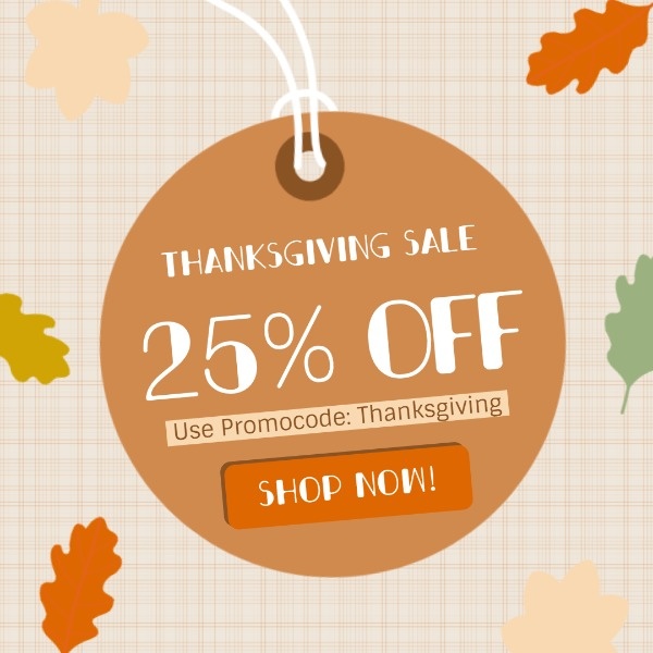 Orange Thanksgiving Discount