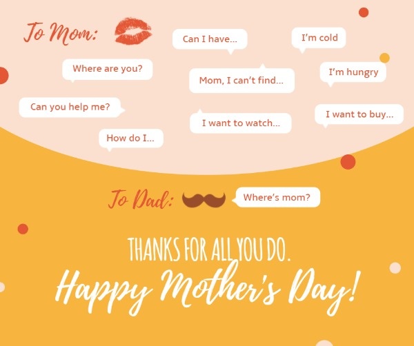 Mother's Day Fun Quote