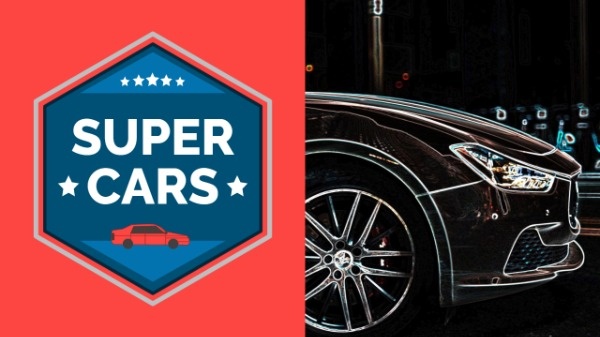 Super Cars Youtube Channel Banner