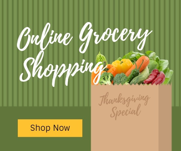 Online Grocery Shopping Banner Ads