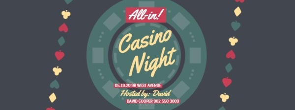 Black And Green Casino Night