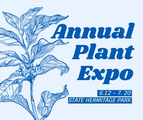 Blue Botanical Annual Plant Expo