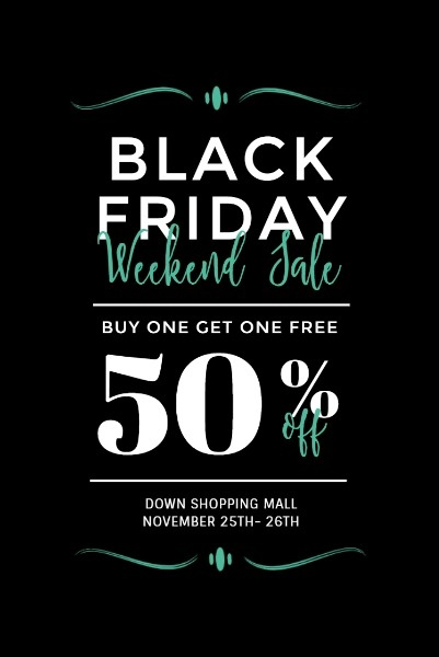 Black Friday Weekend Sale