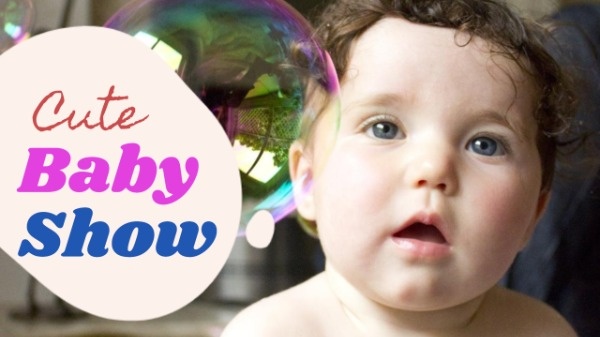 Cute Baby Show Event Youtube Channel Banner 