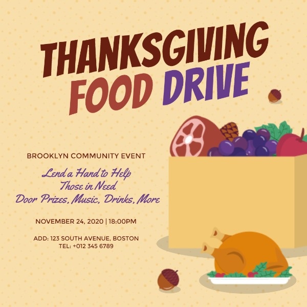 Thanksgiving Food Drive