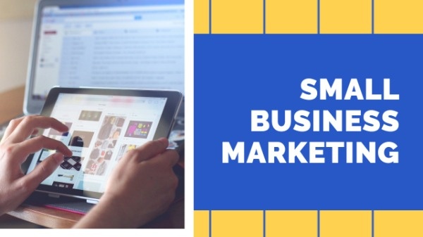Yellow And Blue Small Business Marketing Video
