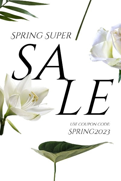 Simple Floral Spring Sale