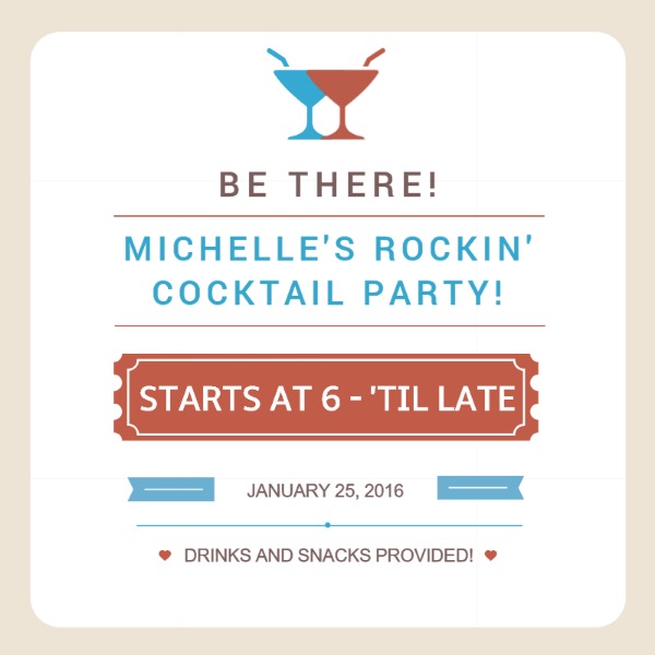 Simple Cocktail Party Invitation