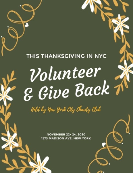 Thanksgiving Volunteer And Giveback Party