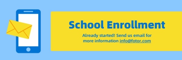School Enrollment Email Header