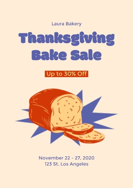 Bake Sale Thanksgiving
