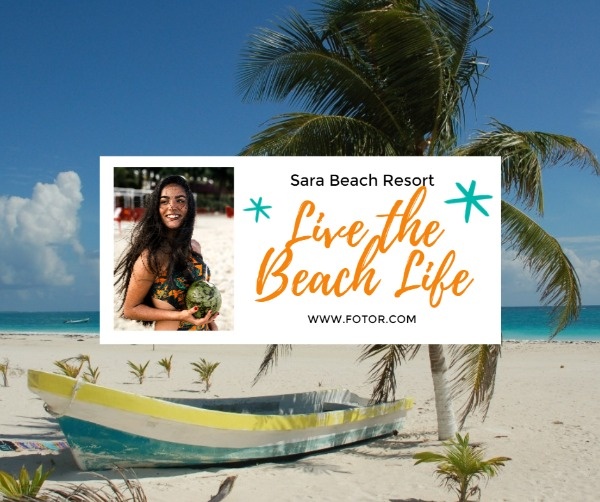 Summer Beach Resort Ads