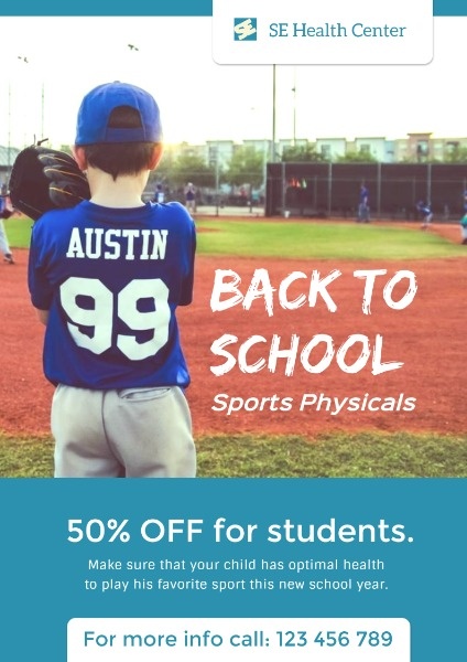 Student Back To School Physicals 