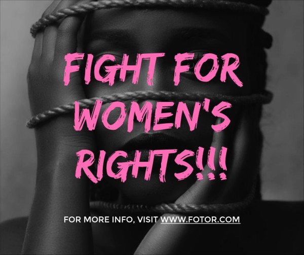 争取妇女权利活动Facebook帖子