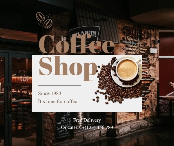 Modern Coffee Shop Promotion