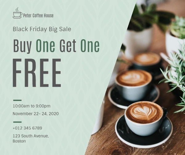 Black Friday Coffee House Special