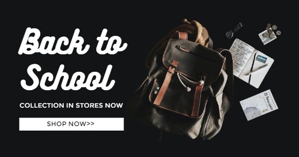 Black Modern Back To School New Collection