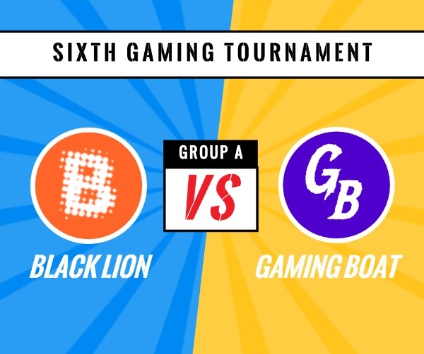 Blue And Yellow Gaming Tournament