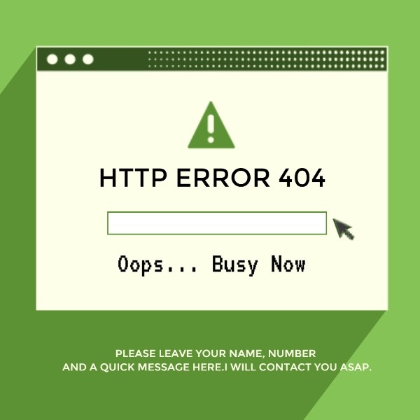 Http Error Busy Nofitication