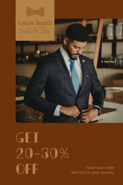 Yellow Men's Suit Tailor Service