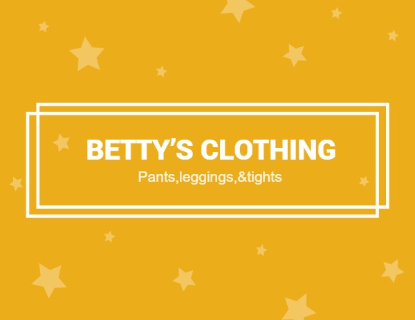 贝蒂的服装标签