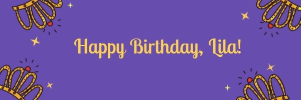 Purple Birthday