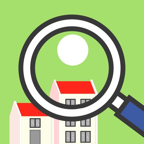 找房租房招租插画绿色