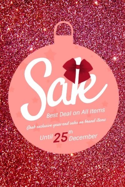 Red Christmas Bell Sale