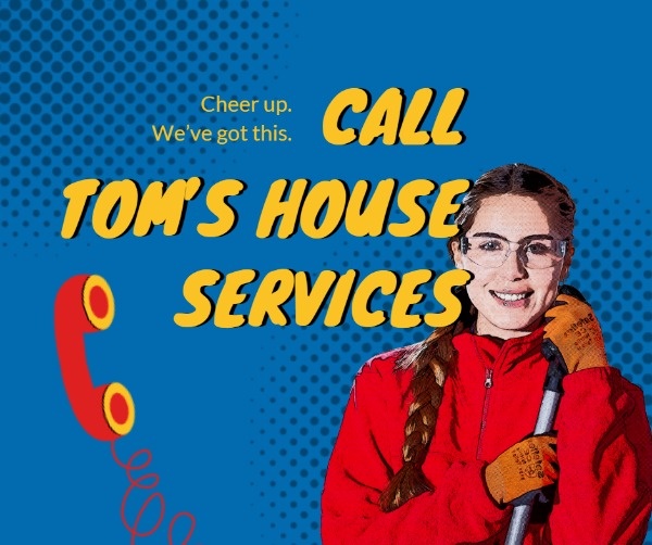 Blue House Cleaning Service Flyer