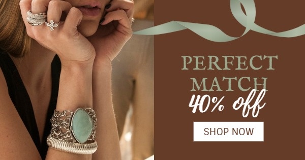 Brown Accessories Online Sale Banner Ads