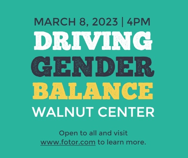 Green Driving Gender Balance Campaign
