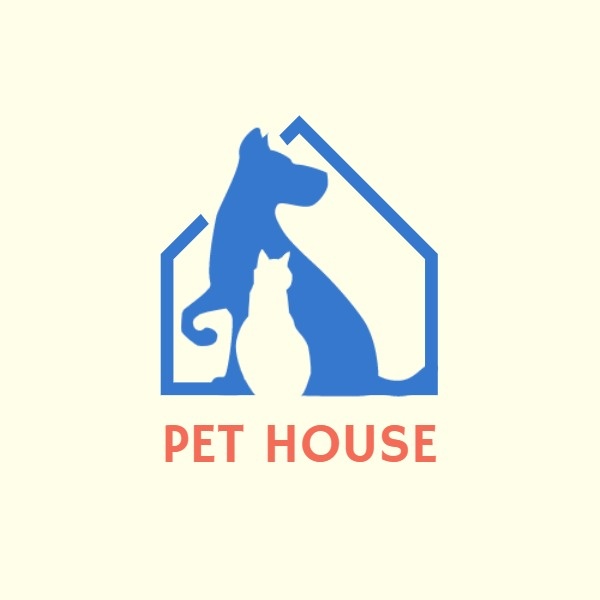 Blue Pet House