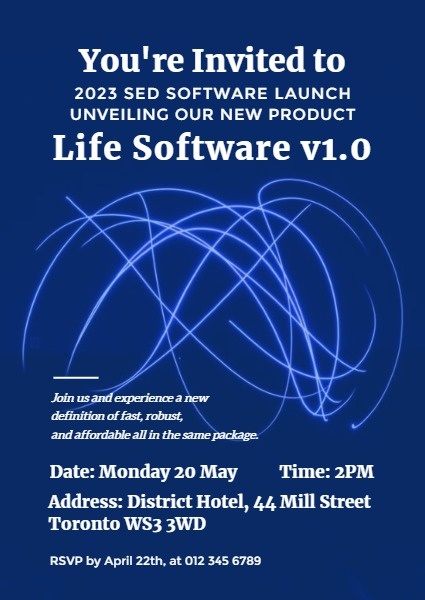 Tech Blue Software Launch Party 