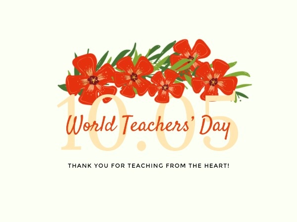 Floral World Teacher's Day