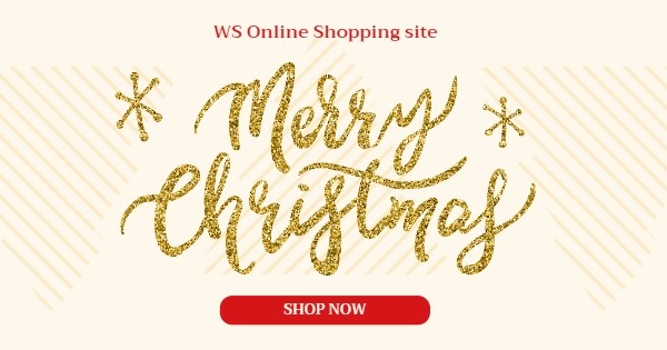 Golden Merry Christmas Super Sale Banner Ads