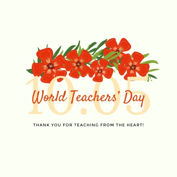 Floral World Teacher's Day