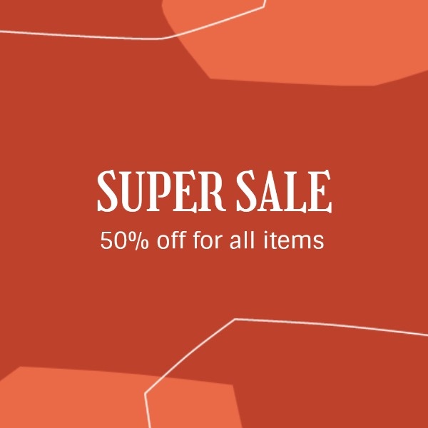 Red Super Sale