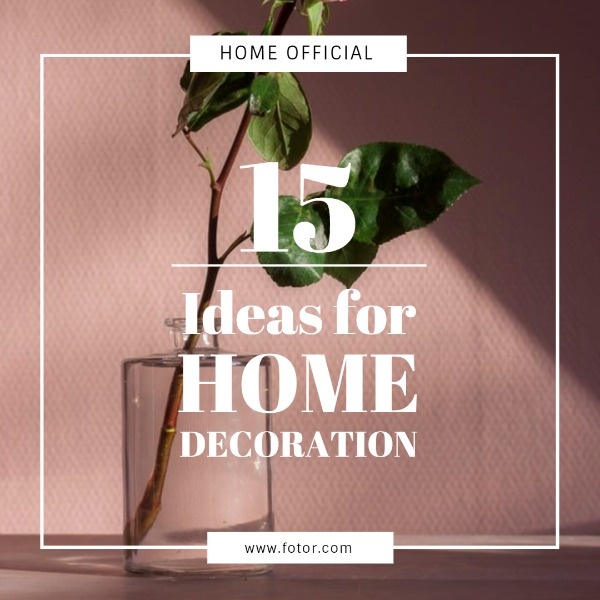 Flower Home Decoration Ideas
